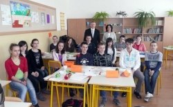 Wykład Posła Wiesława Janczyka w Szkole Podstawowej nr 2 w Mecinie pt.