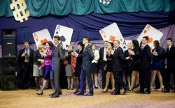 Studniówka uczniów I LO w Limanowej 4.02.212