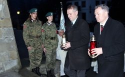 3 rocznica katastrofy lotniczej nad Smoleńskiem obchodzona w Limanowej 10.04.2013