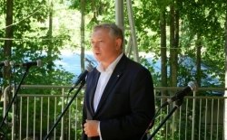 W Parku Miejskim w Limanowej miało miejsce uroczyste otwarcie nowej Muszli Koncertowej 8.06.2014