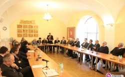 Spotkanie w starostwie odnośnie obwodnicy Limanowej i Mszany Dolnej, 17.04.2015r.