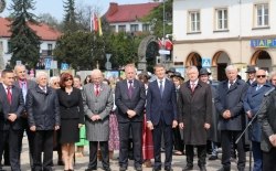 Obchody rocznicy uchwalenia Konstytucji 3-go Maja w Limanowej, 03.05.2015r.