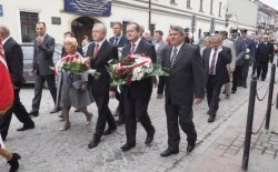 Obchody rocznicy uchwalenia Konstytucji 3-go Maja w Nowym Sączu, 03.05.2015r.