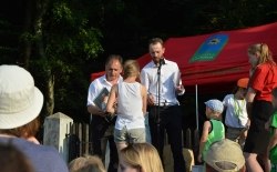 Uroczystość Religijno-Patriotyczna Upamiętniająca 100. Rocznicę Urodzin Gen. Bryg. Pil. Stanisława Skalskiego, Korab-Jaworzyna, 05.07.2015r.