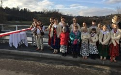 Oddanie do użytku mostu łączącego Olszówkę z DK 28 Rabka Mszana, 14.12.2015 r.