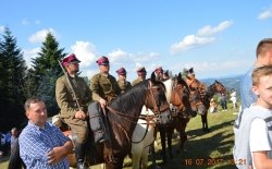 Uroczystości patriotyczno-religijne na górze Korab-Jaworzna, 16.07.2017r.
