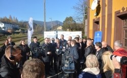 Linia kolejowa Kraków- Podłęże – Piekiełko; Mszana Dolna, 04.11.2017r.