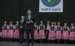 Wizyta Prezydenta RP Andrzeja Dudy w Nowym Sączu, 02.03.2018r.