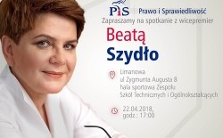 Spotkanie z Panią Beatą Szydło Wicepremier Rządu RP, Wiceprezes Prawa i Sprawiedliwości: