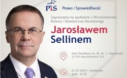 Zaproszenie na spotkanie z Panem Jarosławem Sellinem Wiceministrem Kultury i Dziedzictwa Narodowego