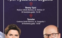 Zaproszenie - Pani Premier Beata Szydło, Pan Prof. Ryszard Legutko, Prezes PiS Jarosław Kaczyński