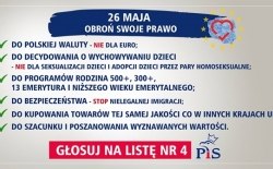 Konferencja prasowa PIS w biurze okręgowym w Nowym Sączu,14.05.2019r.