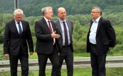 Podpisanie umowy na budowę mostu w Kurowie, 10.06.2019r.