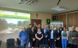 Omówienie w Urzędzie Gminy Kamienica możliwości odbudowy infrastruktury zniszczonej wskutek powodzi w lipcu 2018r.,17.06.2019r.