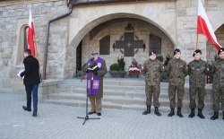 Obchody 75 rocznicy wyzwolenia Obozu Koncentracyjnego KL Auschwitz - Birkenau; Limanowa 24.01.2020r.