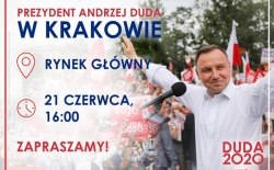 Prezydent Andrzej Duda w Krakowie!