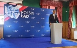 Spotkanie Premiera Mateusza Morawieckiego z parlamentarzystami i samorządowcami w Nowym Sączu