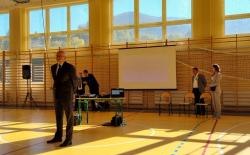 Spotkanie mieszkańców Zalesia z Dyr. PSG w Krakowie w sprawie gazyfikacji miejscowości Zalesie (gmina Kamienica)