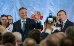 Fotorelacja - Spotkanie urzędującego Prezydenta RP Andrzeja Dudy z Mieszkańcami Powiatu Limanowskiego i okolic - 27.02.2020r. Limanowa.